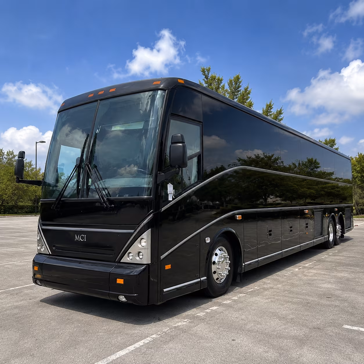 springfield charter bus services exterior