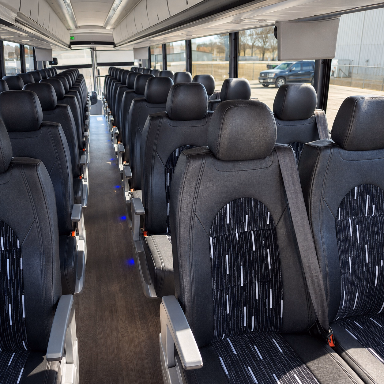 springfield charter bus services interior