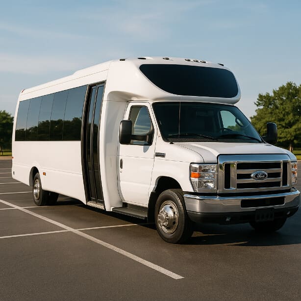 Springfield Shuttle Bus Rentals 20 Passenger Shuttle Bus