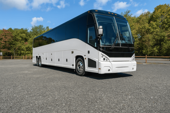 Springfield Shuttle Bus Rentals 56 Passenger Shuttle Bus